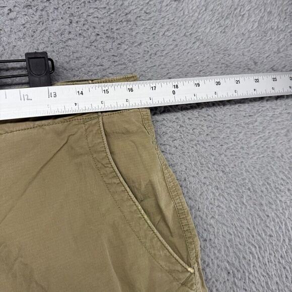 Vintage Gap Shorts Mens Small Green Military Cargo Surplus Faded Drawstrings y2k - Picture 2 of 11